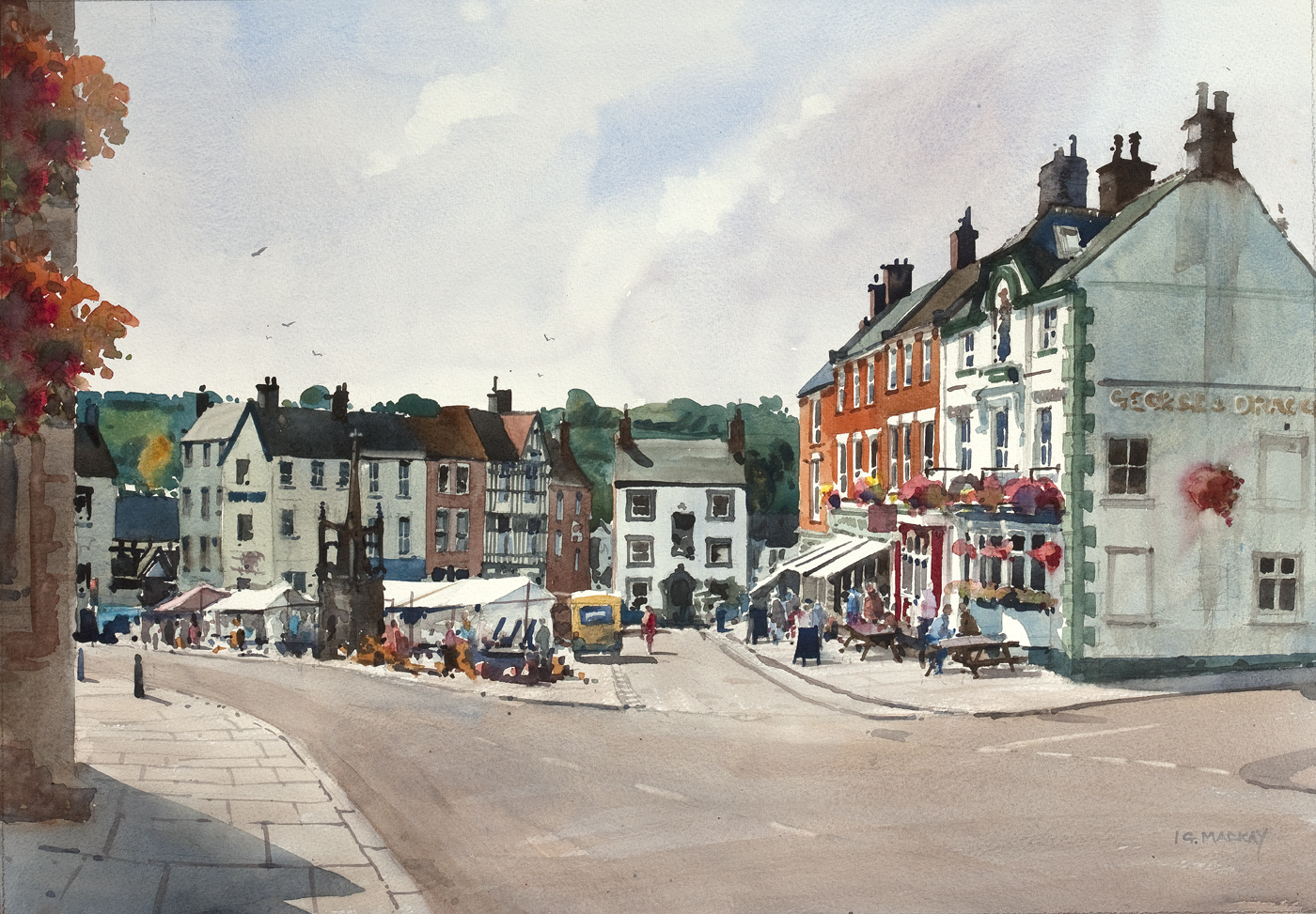 Ashbourne Market Place - Iain McKay